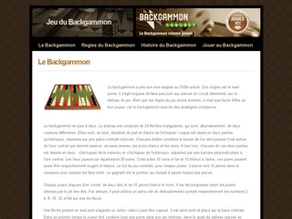 Jeu du backgammon avec Jeu-backgammon.net