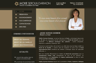 Aperçu visuel du site http://seroux-darmon-avocat.fr
