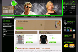 ManiSold : vente de vêtement et articles discount - Manisold.fr