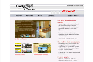 Overgraph Touch! Graphiste créateur de site Internet indépendant