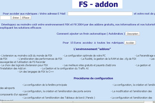 Fs-addon.com - addons pour optimiser les outils de simulation aérienne de FSX et FS2004
