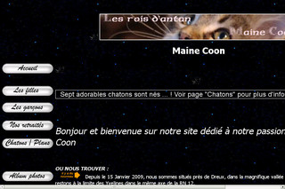 Aperçu visuel du site http://www.chatteriedesroisdantan.fr