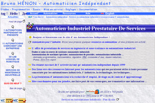 Aperçu visuel du site http://www.bh-automation.fr/