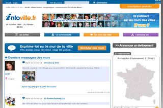 Aperçu visuel du site http://www.infoville.fr