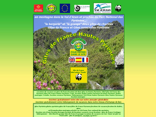 Aperçu visuel du site http://www.gites-france-pyrenees.fr