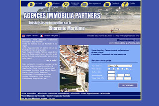 Aperçu visuel du site http://www.immobilia-partners.com