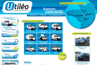 Aperçu visuel du site http://www.utileo.fr/