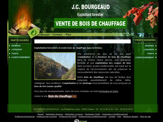Aperçu visuel du site http://www.entreprise-bourgeaud.com