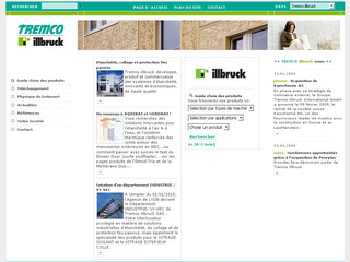 Aperçu visuel du site http://www.tremco-illbruck.fr/