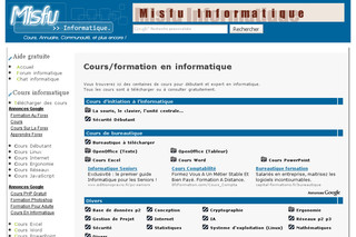 Misfu.com : Aide et cours informatique