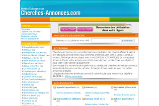 Aperçu visuel du site http://www.cherches-annonces.com