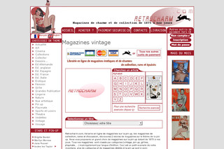 Aperçu visuel du site http://www.retrocharm.com