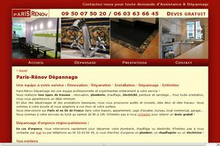 Paris-renov-depannage.fr - Equipe spécialisée dans la rénovation et le dépannage