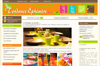 Tendance Ephémère - Vaisselle jetable design et tendance - Tendance-ephemere.com