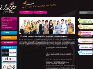 Aperçu visuel du site http://www.eluceo.fr