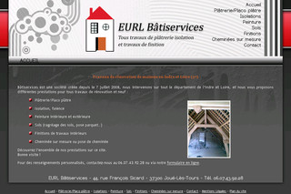 Plâtrerie, rénovation bâtiment dans l’Indre et Loire : EURL Bâtiservices