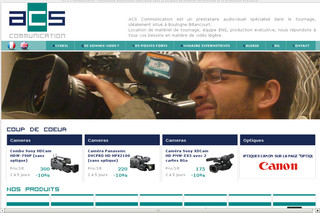 ACS Communication - Location de matériel de tournage - Acs-communication.fr