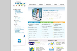 Resalys.com, logiciel de gestion et de réservations Tourisme