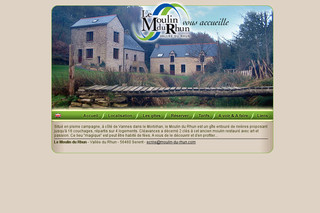 Aperçu visuel du site http://www.moulin-du-rhun.com/