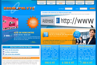 Création de site Internet avec Kosmopolyte.com