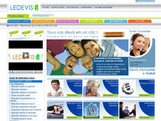 Aperçu visuel du site http://www.ledevis.com
