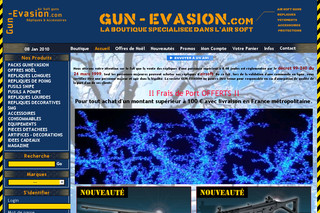 Aperçu visuel du site http://air-soft.gun-evasion.com/