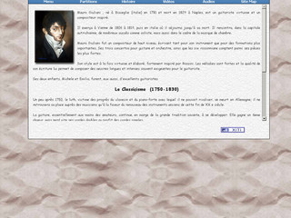 Aperçu visuel du site http://maurogiuliani.free.fr