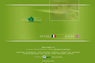 Aperçu visuel du site http://www.hotel-restaurant-17.fr