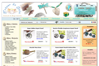 Aperçu visuel du site http://www.tresordegaia.com
