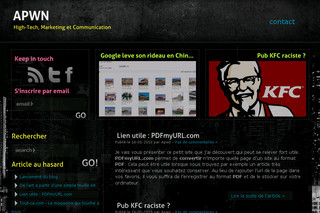 Aperçu visuel du site http://www.apwn.fr