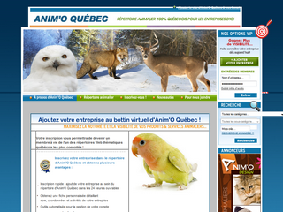 Anim'O Québec - Vitrine Web des éleveurs et professionnels du domaine animalier au Québec - Animoquebec.com