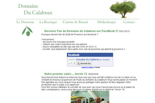 Calabrun.fr - Huile d'olive AOC du Domaine Du Calabrun
