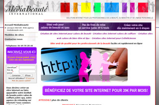Mediabeaute.com - Création de site web beauté en ligne