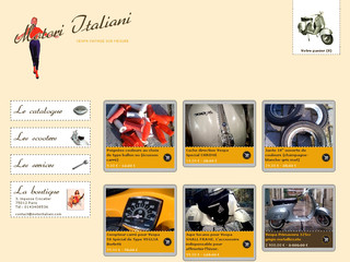 Aperçu visuel du site http://www.motoritaliani.com