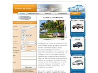 Aperçu visuel du site http://www.voiture-maroc.com/