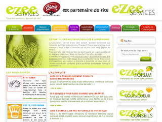 Aperçu visuel du site http://www.ezee-services.com
