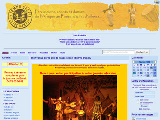 Association Tempo Soleil - Cours de danses et musiques du monde - Temposoleil.com