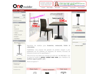 One Mobilier - Equipements mobiliers CHR et collectivités - Onemobilier.com