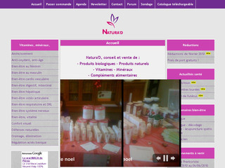 Natura'D - Vente de produits naturels - Naturad-bio.com