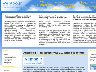 Webtoo.fr - Offshore : création de site Internet et saisie informatique