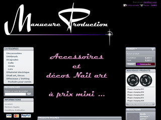 Manucureproduction.com - Produits pour la beauté des ongles - Manucure Production 