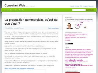 Consultant web indépendant - Emmachambon.web-projet.com