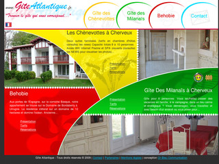 Aperçu visuel du site http://www.giteatlantique.fr/