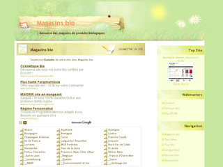 Magasins produits bio - Répertoire des commerçants - Magasinsproduitsbio.com