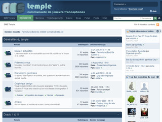 GMS Temple - Communauté de joueurs en ligne - Forum.gmstemple.com