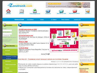 Composant et circuit électronique sur Zonetronik.com