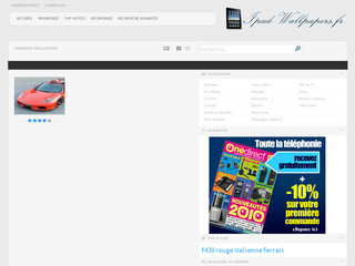 Aperçu visuel du site http://www.ipad-wallpapers.fr