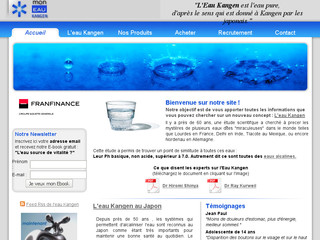 Mon-eau-kangen.com - Changez de vie, changez d'eau - Consultant Enagic Eau Kangen