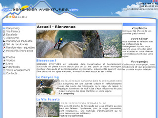Bérenger Aventures - Canyoning et l'escalade dans les Alpes Maritimes