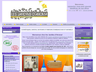 Aperçu visuel du site http://www.cosmetiquesaunaturel.com